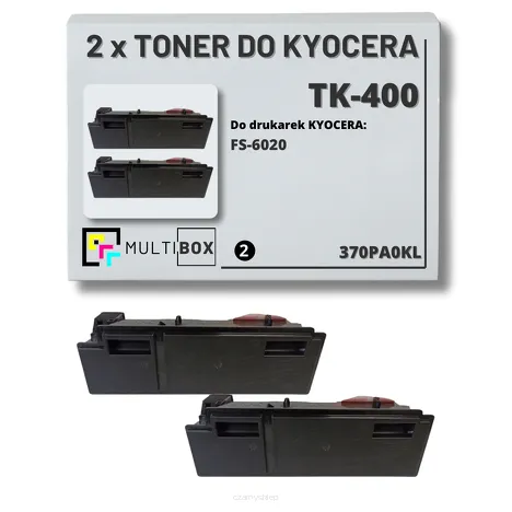 2-PAK Multibox Toner do KYOCERA TK400 370PA0KL FS6020 2x10.0K zamiennik