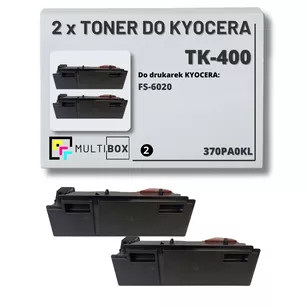 2-pak Toner do KYOCERA TK400 370PA0KL FS6020 2x10.0K Multibox zamiennik