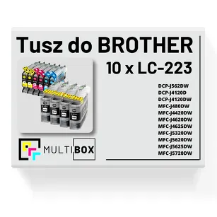 10-pak Tusz do BROTHER LC-223 Multibox