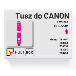 Tusz do CANON CLI531M magenta zamiennik Multibox