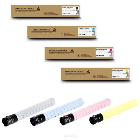 4-PAK Zamiennik Toner do KONICA MINOLTA TN514 CMYK Bizhub C458 C558 C658