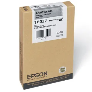 Epson tusz T6037 C13T603700 oryginalny light black