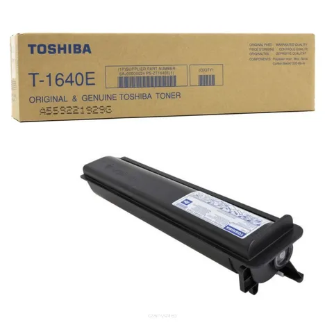 TOSHIBA toner T-1640E czarny oryginalny 6AJ00000186 24000 stron