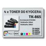 4-PAK Multibox Toner do KYOCERA TK865 TASKALFA 250 300 20,0K/3x12,0K CMYK zamiennik - 2