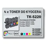 4-PAK Multibox Toner do KYOCERA TK5220 ECOSYS M5521 P5021 4x1,2K CMYK zamiennik - 2