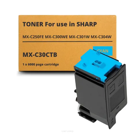 Toner do Sharp MX-C30GTC MXC250 MXC300 MXC301 MXC304 Cyan zamiennik