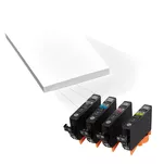 CANON tusz CLI526 + 50 x Papier 4540B019 oryginalny CMYK 4-pak - 3