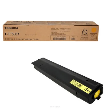 TOSHIBA toner T-FC50EY żółty oryginalny 6AJ00000111 6AJ00000225 33600 stron.