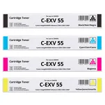 4-PAK Zamiennik Toner do Canon CEXV55 2182C002 2183C002 2184C002 2185C002 iRC256i iRC356i DXC257i DXC357i CMYK - 2