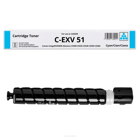 Toner do Canon CEXV51 HC 0482C002 GPR55 iRC5535 iRC5535i iRC5540i iRC5550i Cyan zamiennik