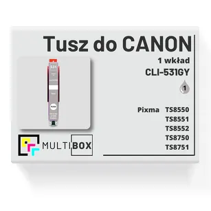 Tusz do CANON CLI-531GY grey zamiennik Multibox