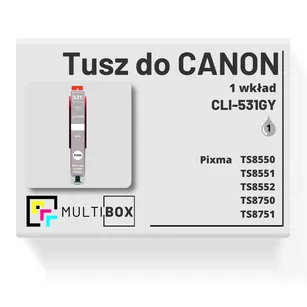 Tusz do CANON CLI531GY grey zamiennik Multibox