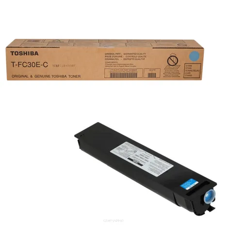 TOSHIBA toner T-FC30EC niebieski oryginalny 6AJ00000203 6AG00004447 33600 stron.