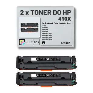 2-PAK Multibox Toner do HP 410X BLACK CF410X zamiennik