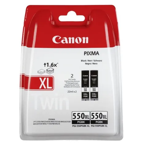 Canon oryginalny tusz PGI550PGBK XL 6431B005 black 2-pak