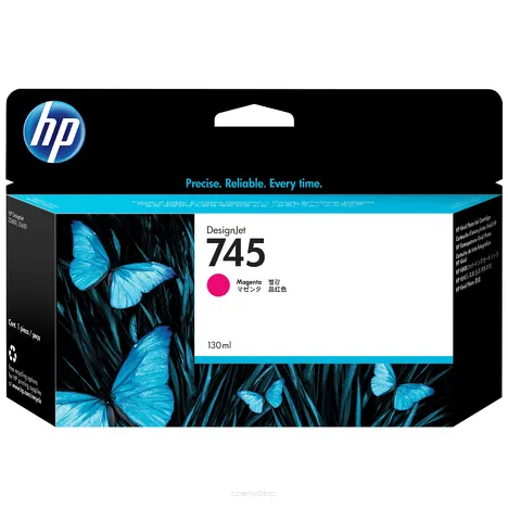 EOL HP 745 tusz F9J95A oryginalny magenta