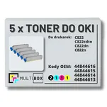 5-PAK Multibox Toner do OKI C822 black/cyan/magenta/yellow zamiennik - 2