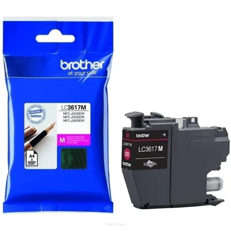 BROTHER tusz LC3617M oryginalny magenta 550 stron