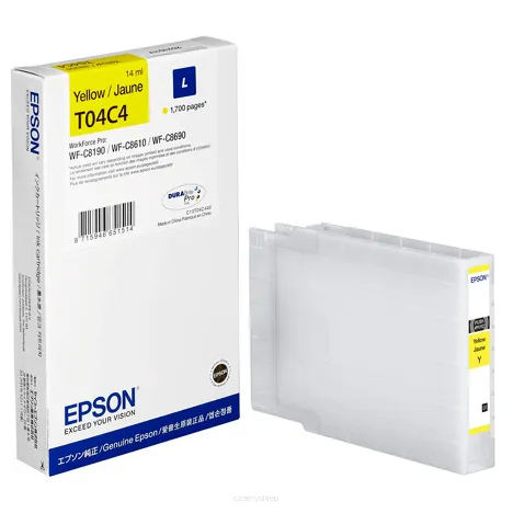 Epson tusz T04C4 C13T04C440 oryginalny yellow