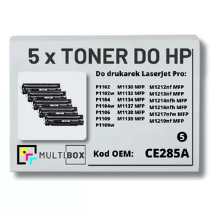 Toner do HP CE285A 85A P1102 M1132 5-pak Zamiennik Multibox