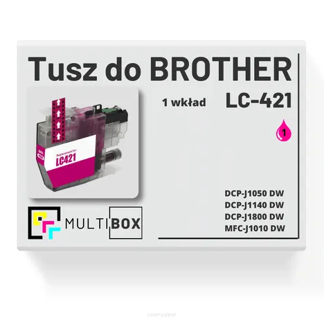 Tusz do BROTHER LC-421M magenta zamiennik Multibox