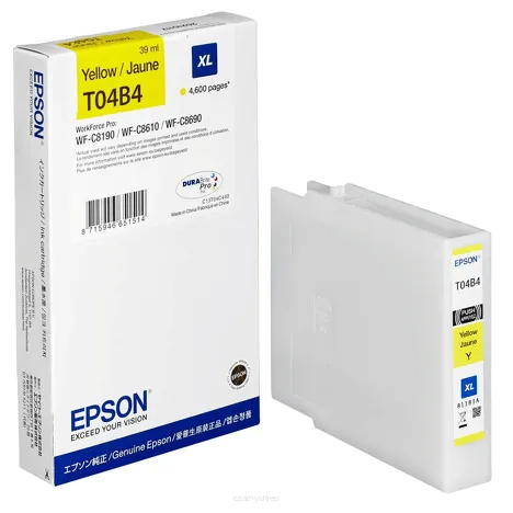 Epson tusz T04B4 XL C13T04B440 oryginalny yellow