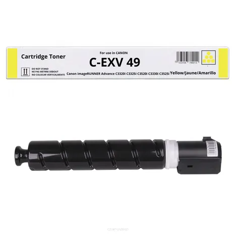 Toner do Canon CEXV49 8527B002 GPR53 iRC3320 iRC3320i iRC3325i iRC3330i Yellow zamiennik