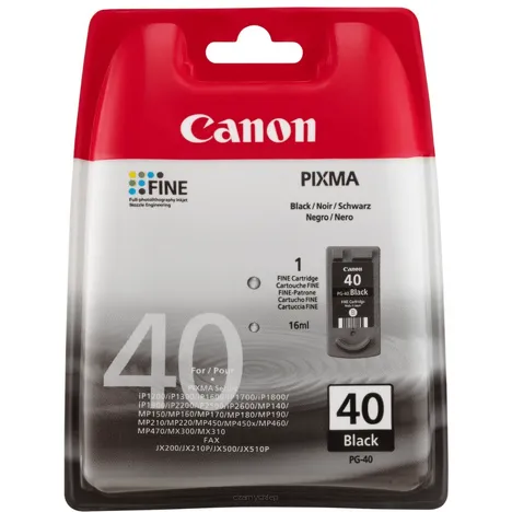 Canon oryginalny tusz PG40 0615B042 0615B001 0615B006 black