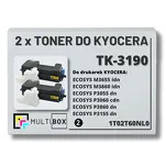 2-PAK Multibox Toner do KYOCERA TK3190 1T02T60NL0 ECOSYS P3055 P3060 2x25.0K zamiennik - 3