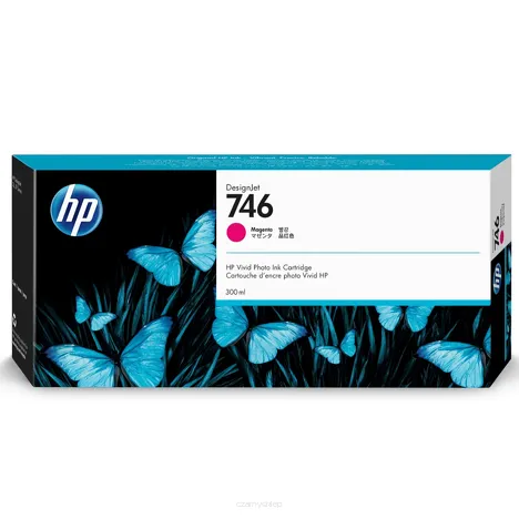 HP 746 tusz P2V78A oryginalny magenta 