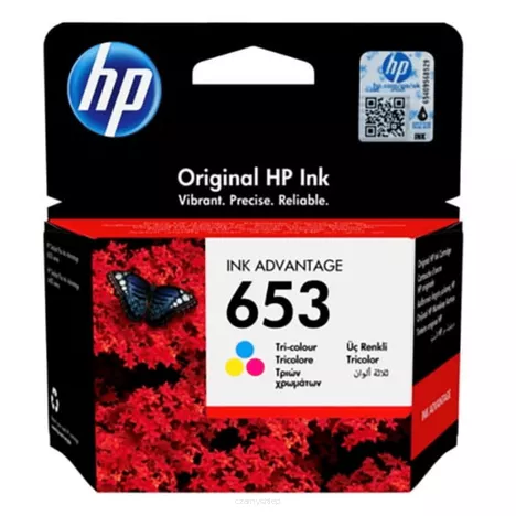 HP 653 tusz 3YM74AE oryginalny color 