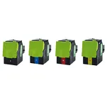 4-PAK Multibox Toner do LEXMARK CS417 CX417 71B2H CMYK 6.0K/3x3.5K zamiennik - 3