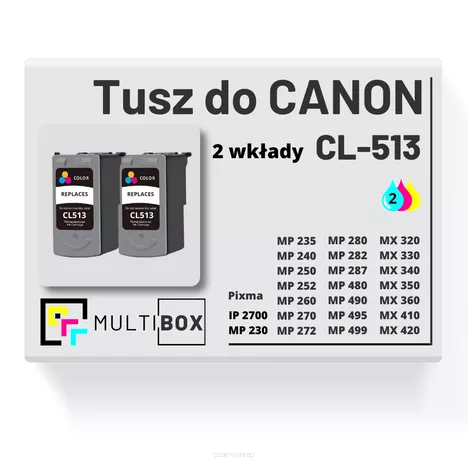 Tusz do CANON CL513 2-pak color zamiennik Multibox