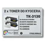 2-PAK Multibox Toner do KYOCERA TK3130 1T02LV0NL0 FS4200 FS4300 2x25.0K zamiennik - 2