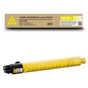 Toner do Ricoh MPC401 841557 841302 Yellow Zamiennik