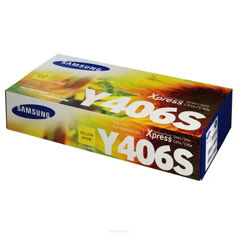 SAMSUNG toner SU462A CLT-Y406S oryginalny żółty 1000 stron