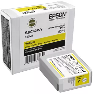 EPSON tusz SJIC42PY SJIC42P-Y C13T52M440 oryginalny yellow 50ml
