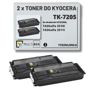 2-pak Toner do KYOCERA TK-7205 1T02NL0NL0 TASKALFA 3510i 2x35.0K Multibox zamiennik