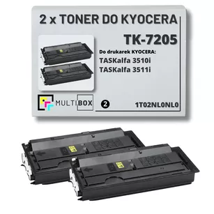 2-pak Toner do KYOCERA TK7205 1T02NL0NL0 TASKALFA 3510i 2x35.0K Multibox zamiennik