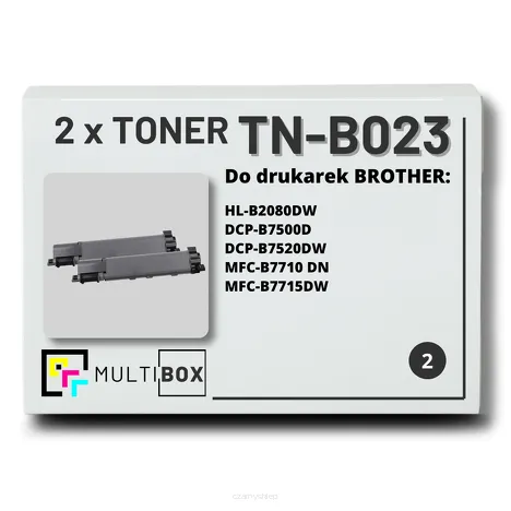 2-PAK Multibox Toner do BROTHER TNB023 zamiennik