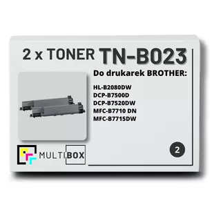 Toner do BROTHER TNB023 2-pak Multibox zamiennik