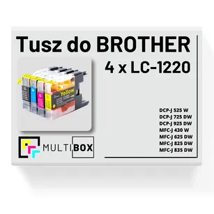 4-pak Tusz do BROTHER LC-1220 Multibox