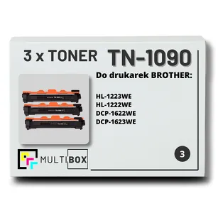 Toner do BROTHER TN-1090 3-pak Multibox zamiennik