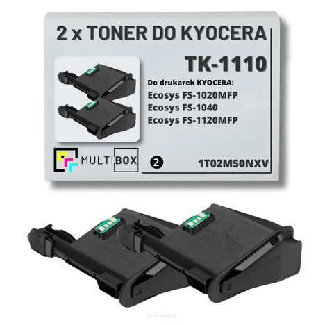 2-PAK Multibox Toner do KYOCERA TK1110 1T02M50NXV ECOSYS FS1020 FS1040 FS1120 2x2.5K zamiennik