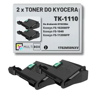2-pak Toner do KYOCERA TK-1110 1T02M50NXV ECOSYS FS1020 FS1040 FS1120 2x2.5K Multibox zamiennik