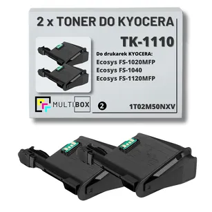 2-PAK Multibox Toner do KYOCERA TK1110 1T02M50NXV ECOSYS FS1020 FS1040 FS1120 2x2.5K zamiennik