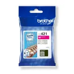 BROTHER tusz LC421M oryginalny magenta 200 stron - 2