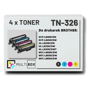 Toner do BROTHER TN-326 4-pak CMYK Multibox zamiennik