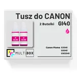 2-PAK Multibox Tusz do CANON GI40M magenta zamiennik - 2