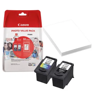 Canon tusz + papier PG560XL CL561XL 3712C004 oryginalny 2-pak